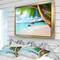 Designart - Praslin Island Seychelles Beach - Seashore Photo Framed Canvas Print